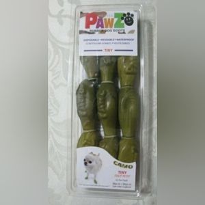 Rubber dog boots, size tiny